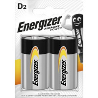 Energizer LR20-2BB Alkaline Power D (LR20) BLISTERA IEPAKOJUMĀ 2GB.