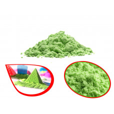 Kinetic sand 1kg in a bag green