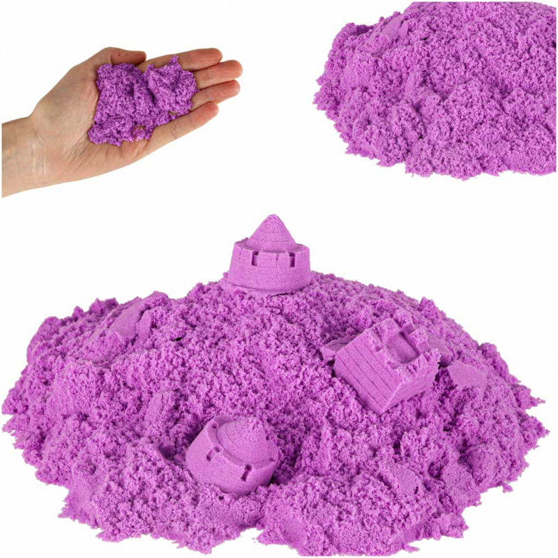 Kinetic sand 1kg in a bag purple