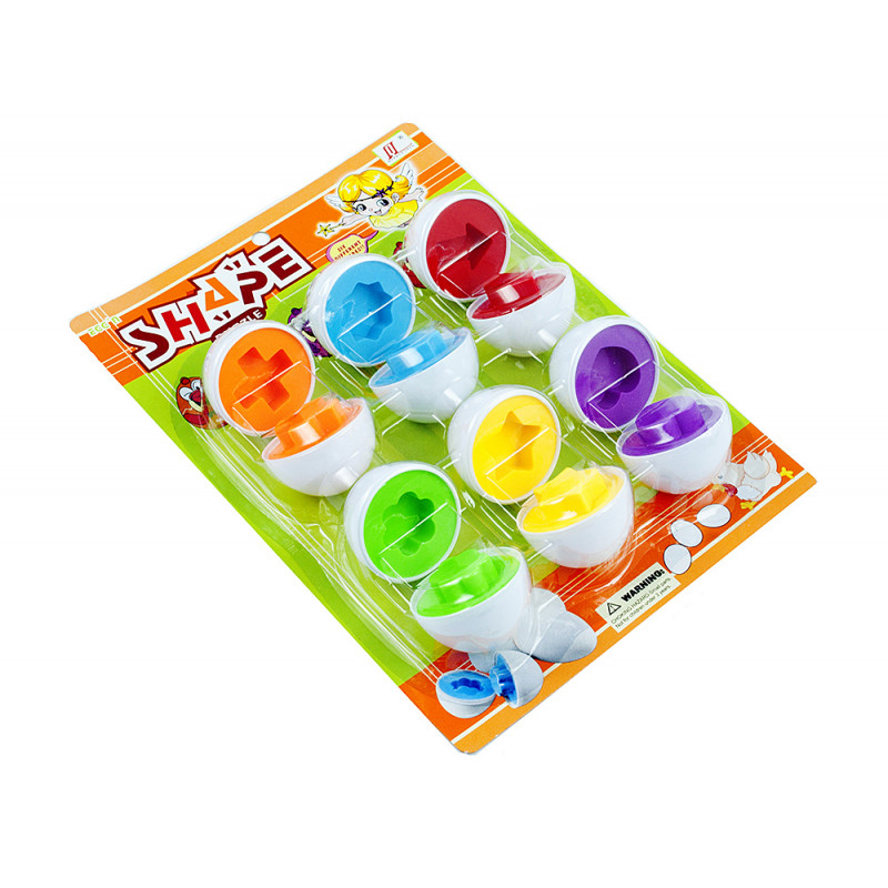 Educational Eggs Toy Match Shapes and Colors