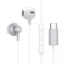 Joyroom JR-EC03 Wired Earphones, USB C (Silver) 10 + 4 pcs FOR FREE